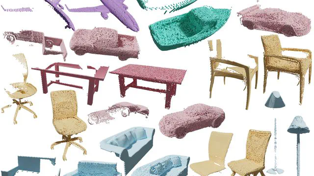 Morphing and Sampling Network for Dense Point Cloud Completion